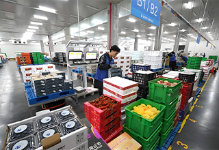 Cold Storage High Speed Door Fresh Food Distribution Centers