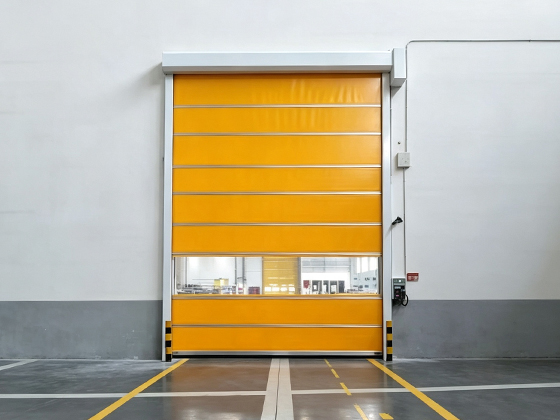 pvc high speed door vs spiral door