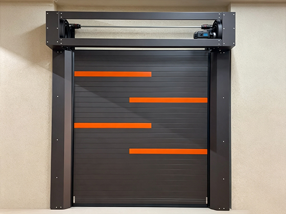 Home aluminum spiral door