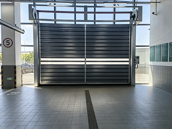 high speed spiral door